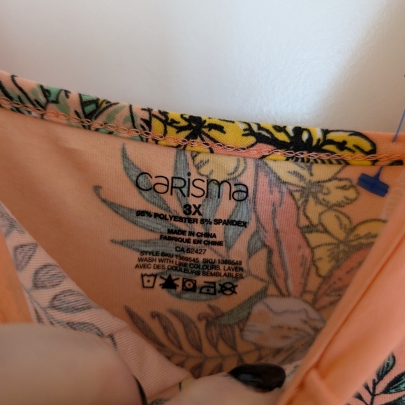 Floral Peach Nightie 3x Carisma - Picture 7 of 7